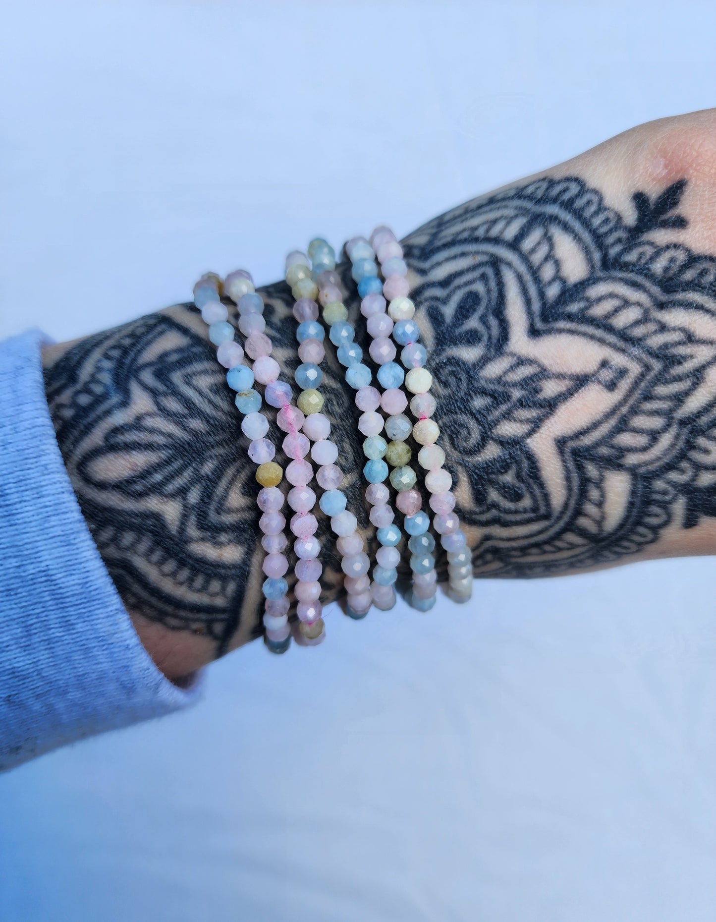 Morganite Bracelet-Faceted