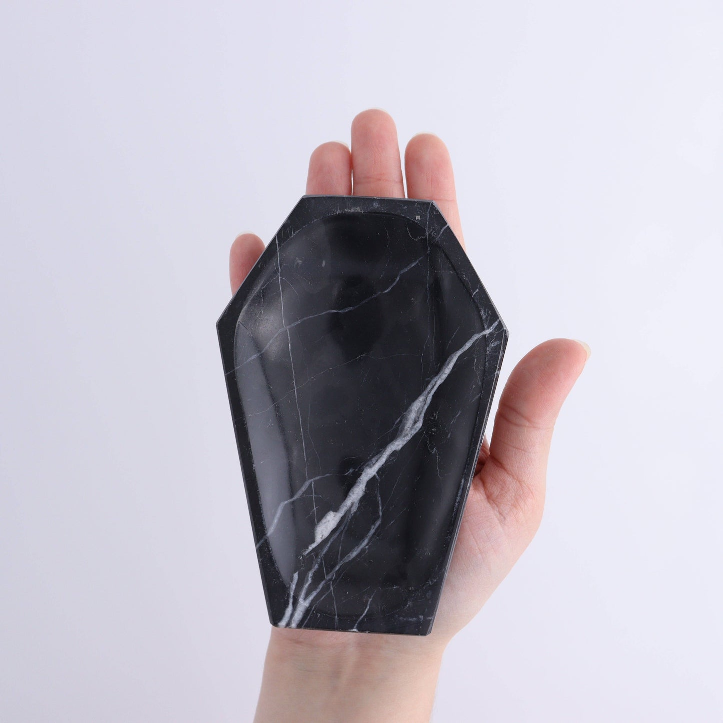 Black Marble Coffin Bowl
