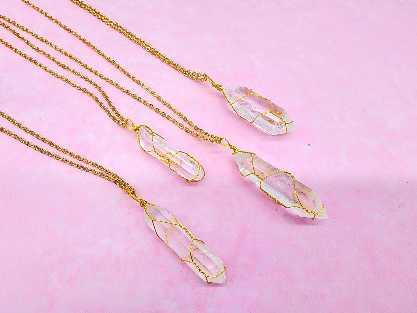 Lemurian Quartz Necklace