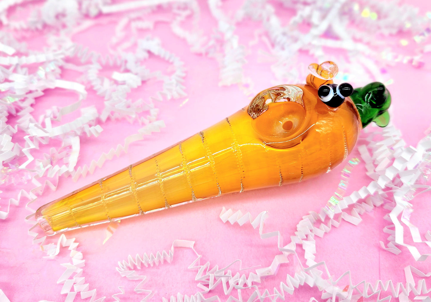 Bumble Bee on Carrot Pipe