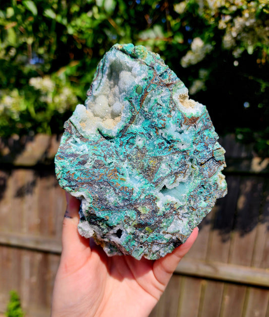 Chrysocolla Druzy 1.93lbs