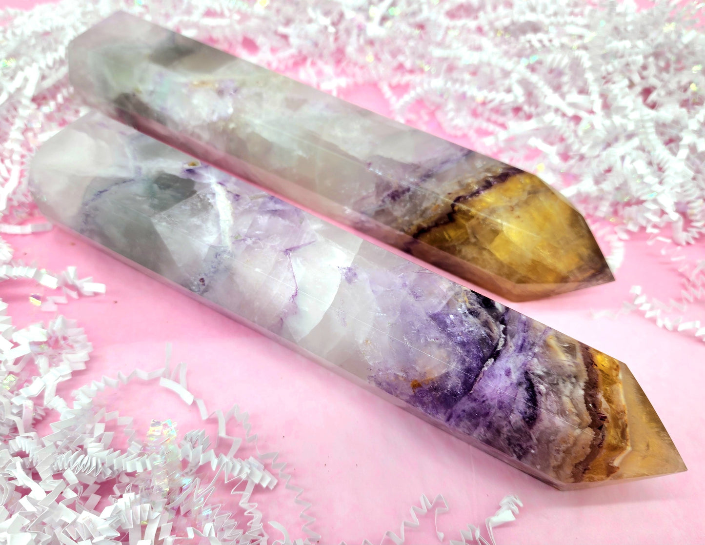 XL Rainbow Fluorite Towers