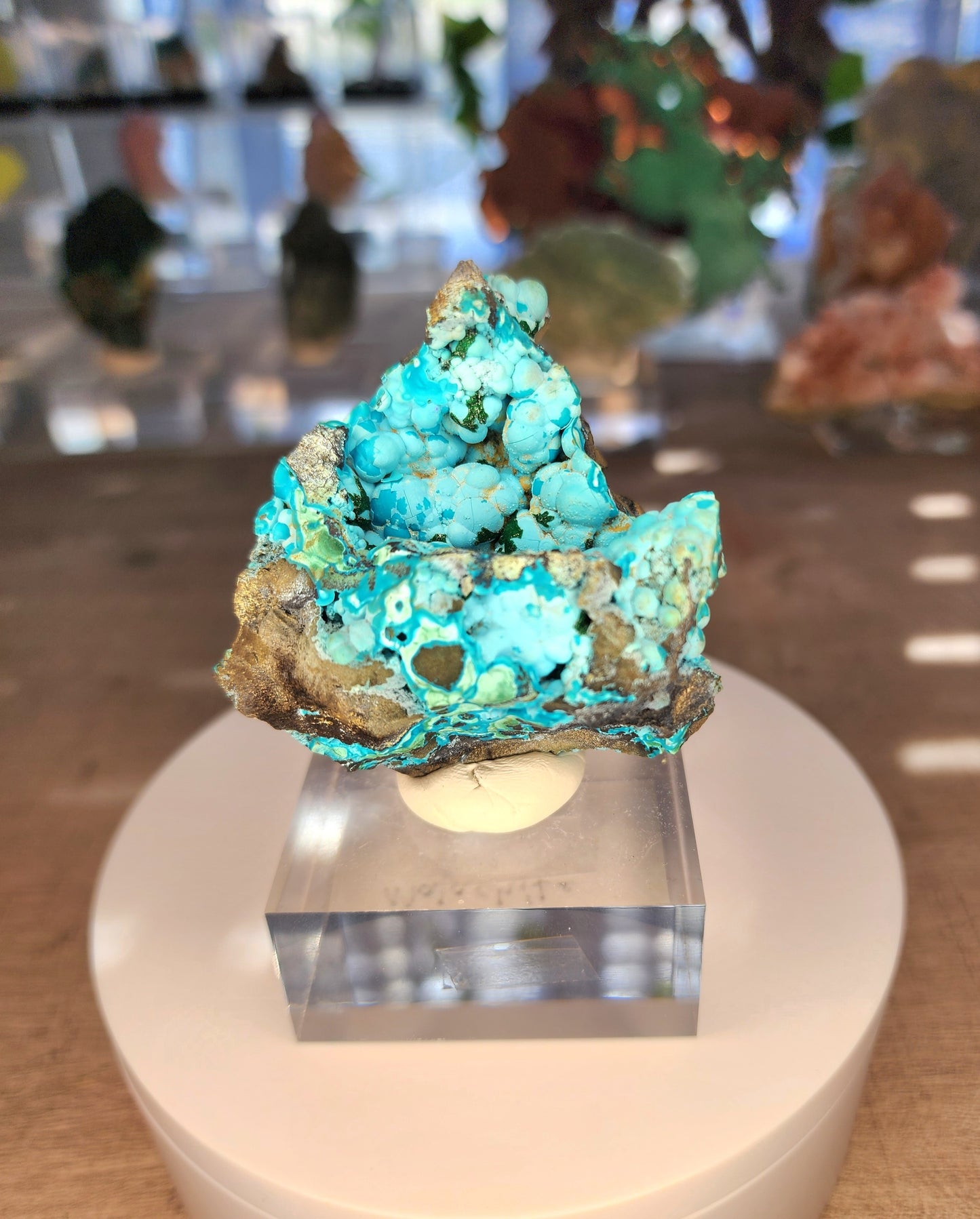 Chrysocolla x Malachite