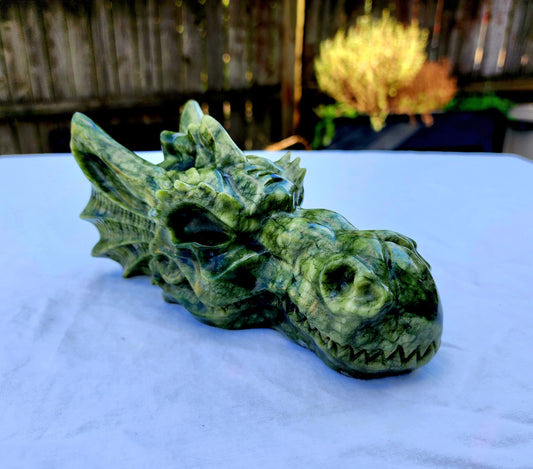 "Jade" Dragon Head