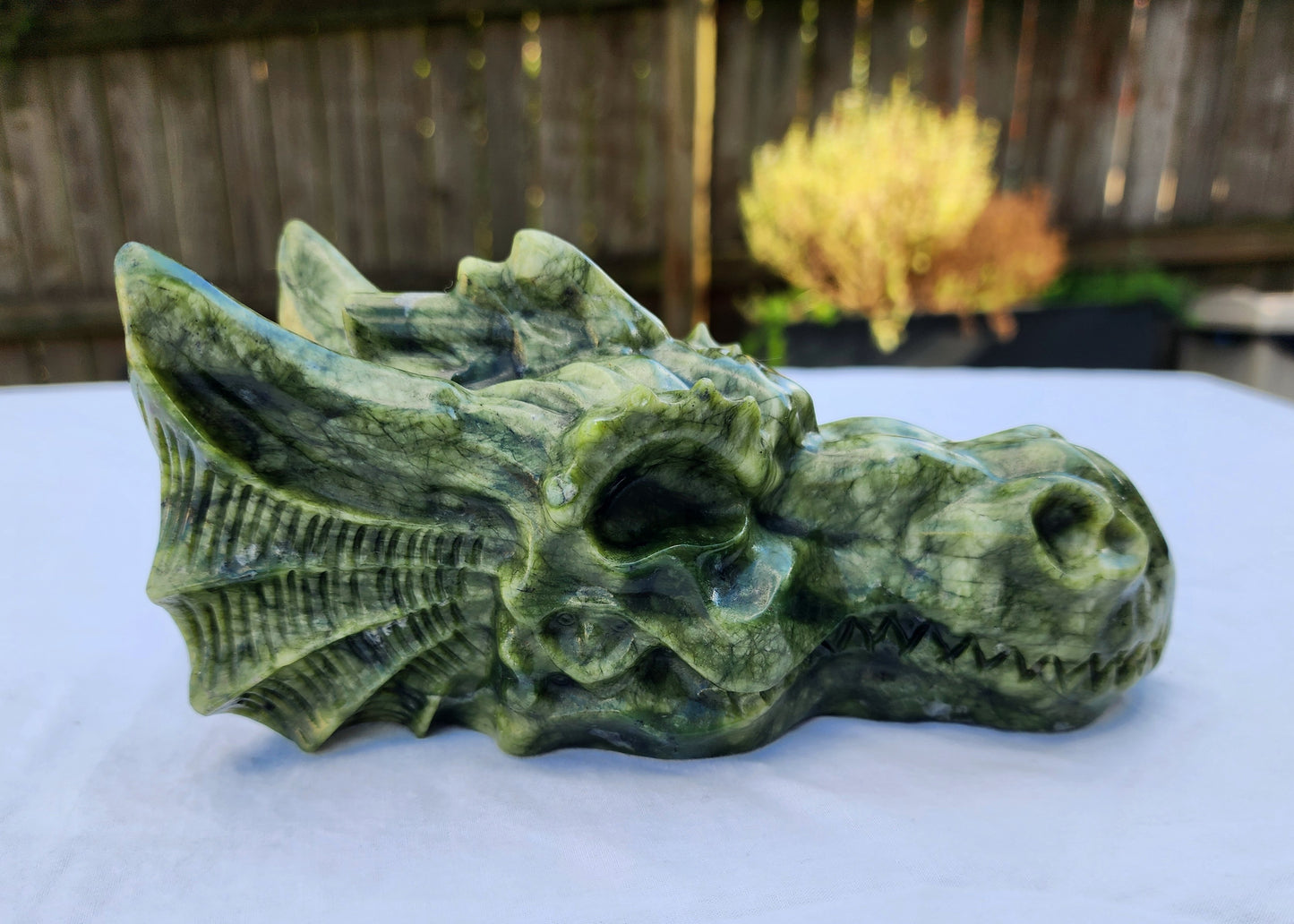 "Jade" Dragon Head