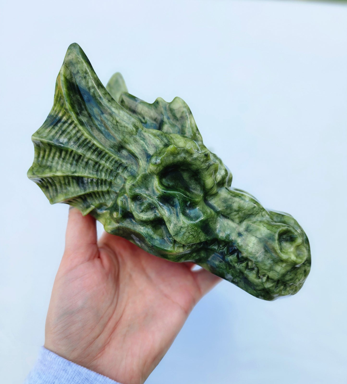 "Jade" Dragon Head