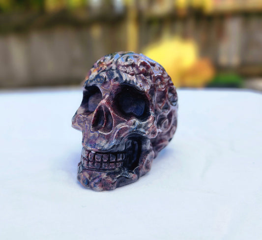 Garnet Skull