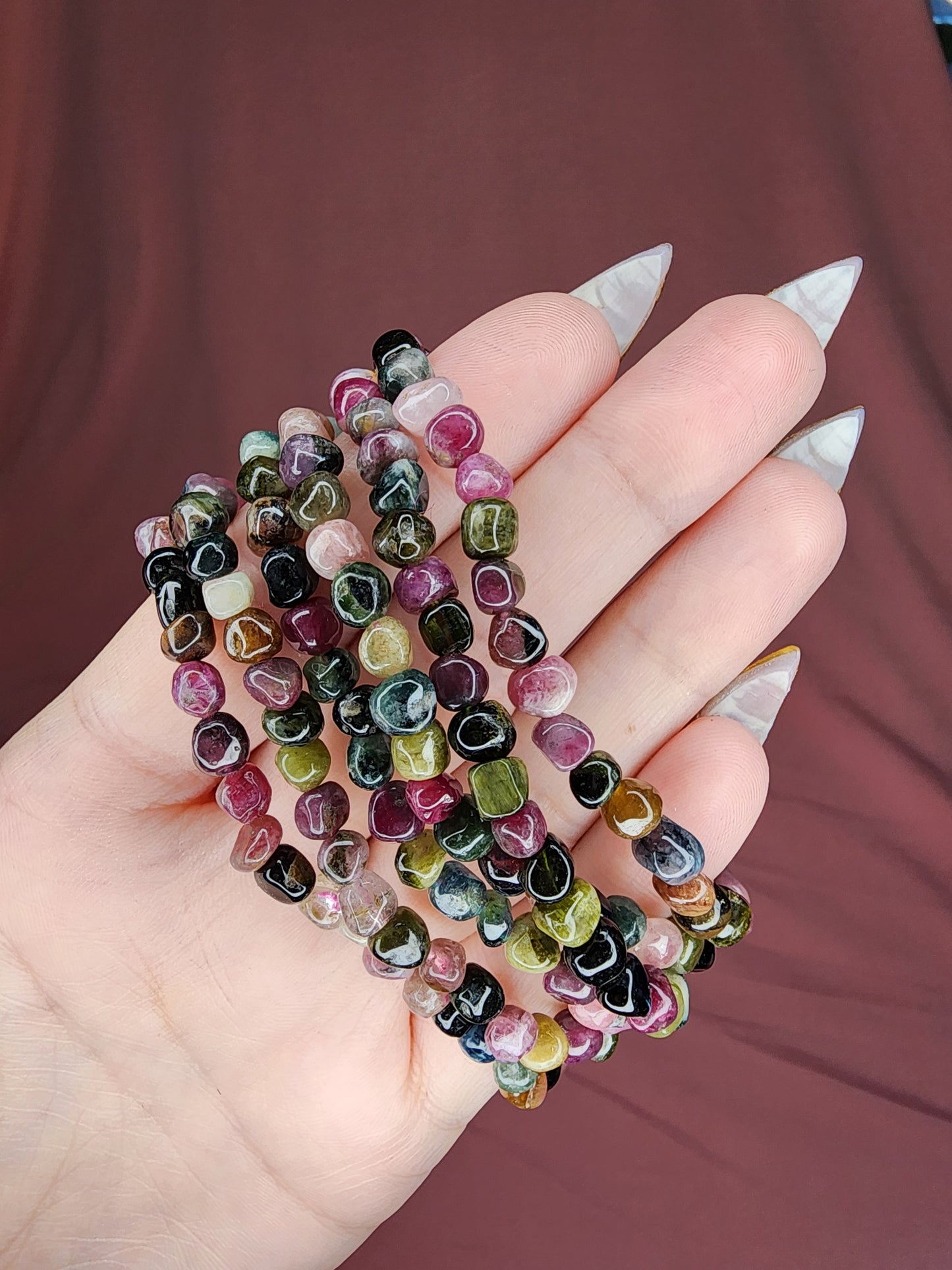 Watermelon Tourmaline Bracelet