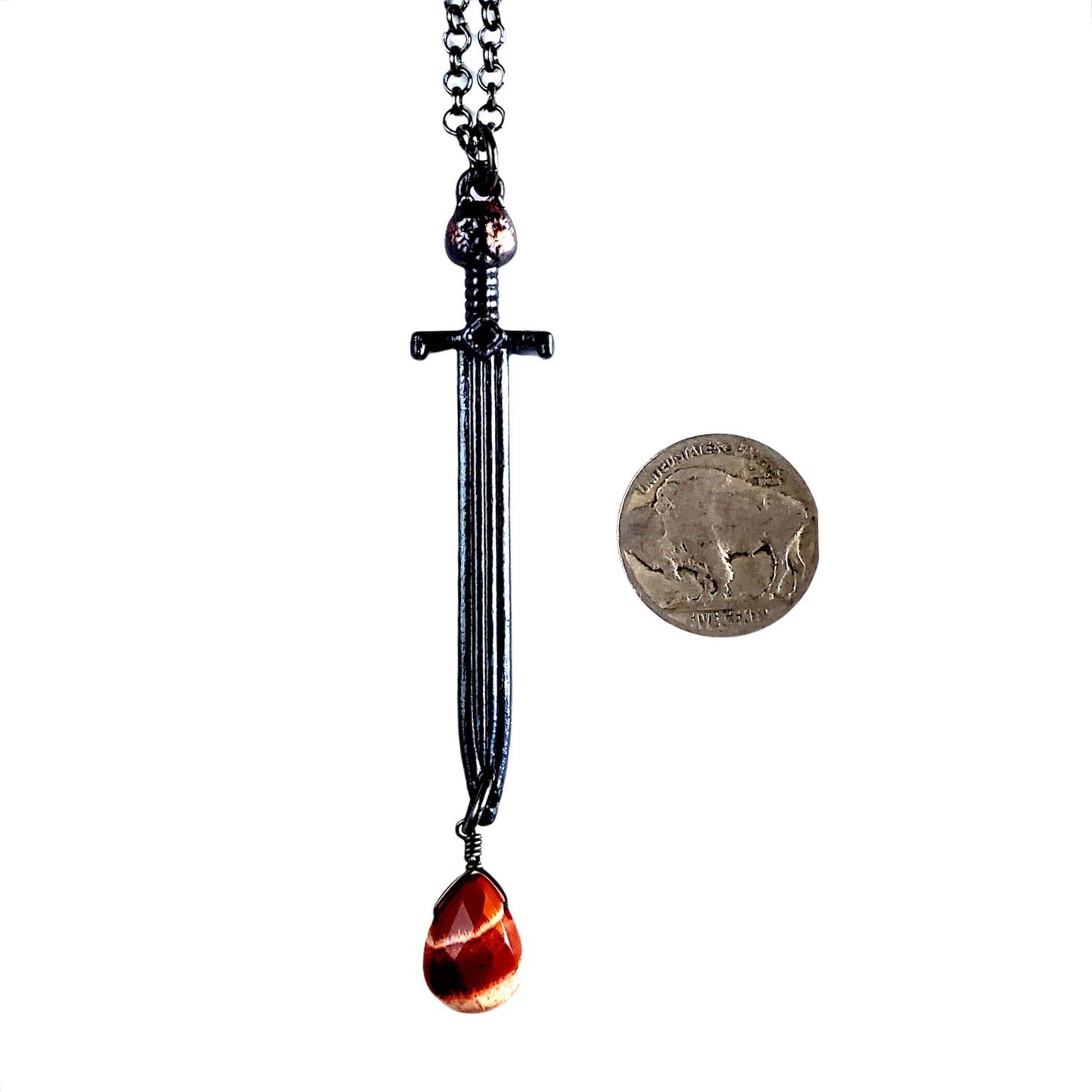 Doubled Edged Sword Necklace