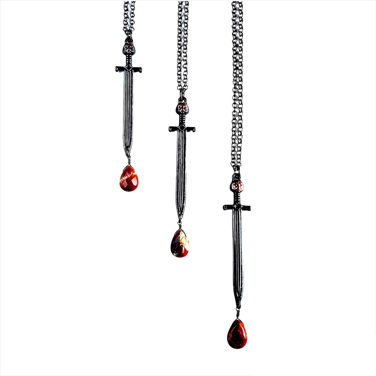 Doubled Edged Sword Necklace