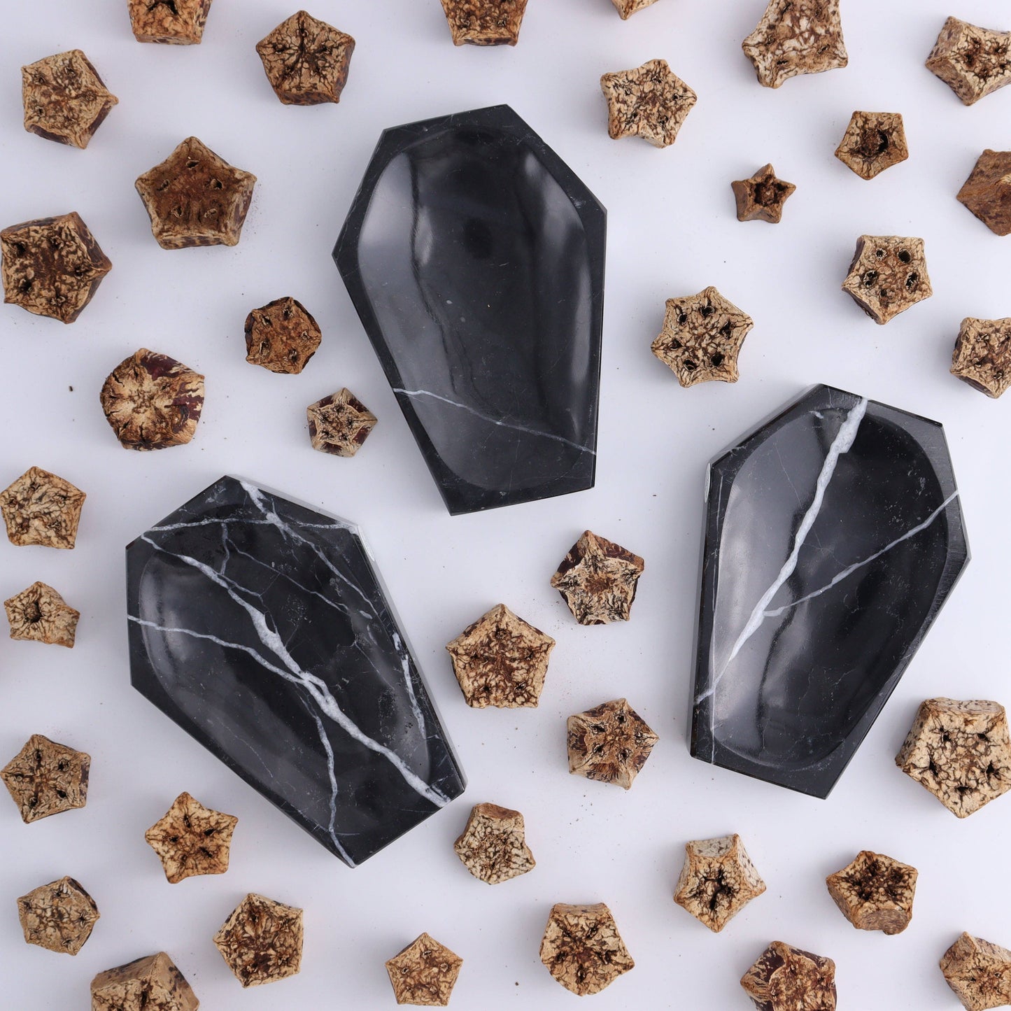 Black Marble Coffin Bowl