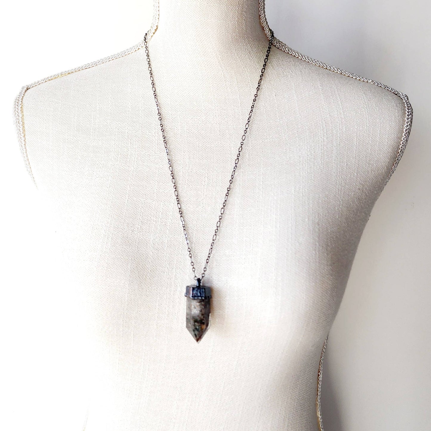 Garden Quartz Point Necklace