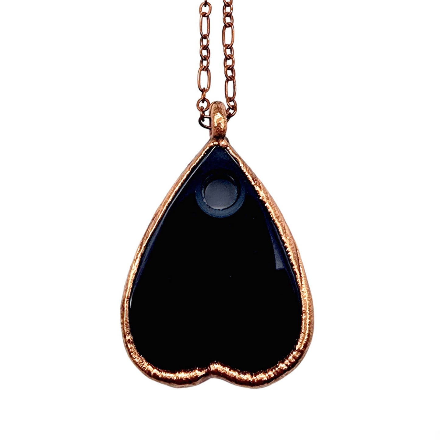 Obsidian Planchette Necklace