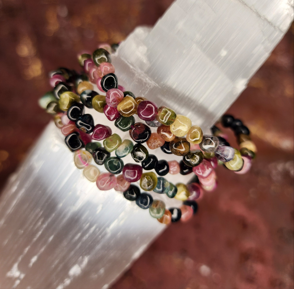 Watermelon Tourmaline Bracelet