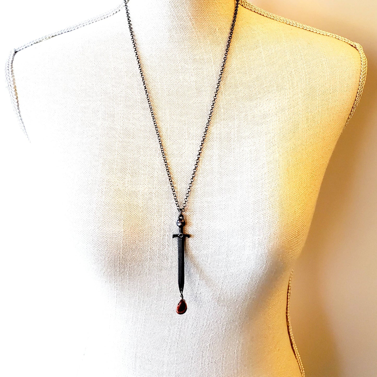 Doubled Edged Sword Necklace