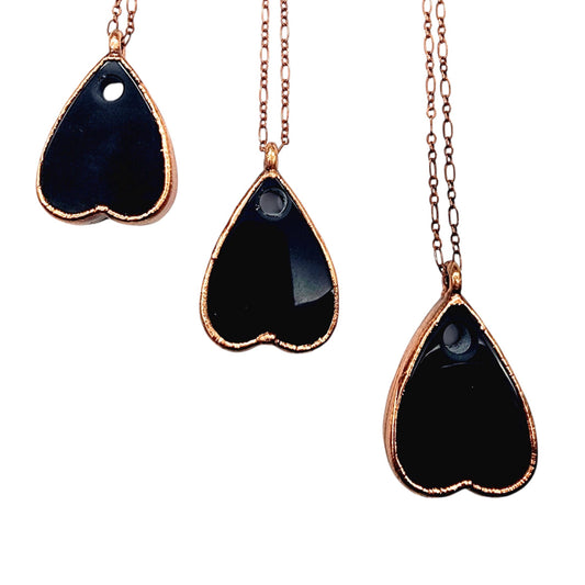 Obsidian Planchette Necklace