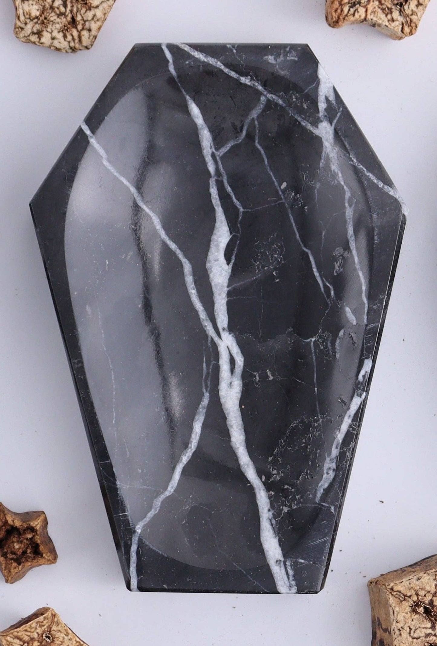 Black Marble Coffin Bowl