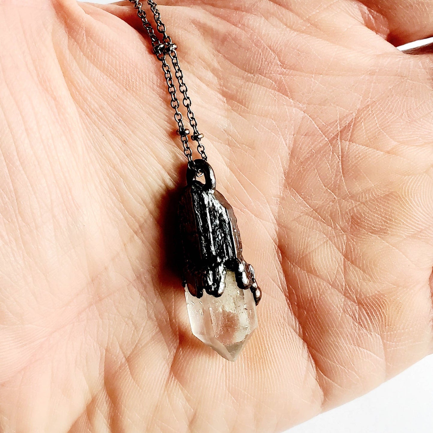 Quartz Scepter Wand Necklace