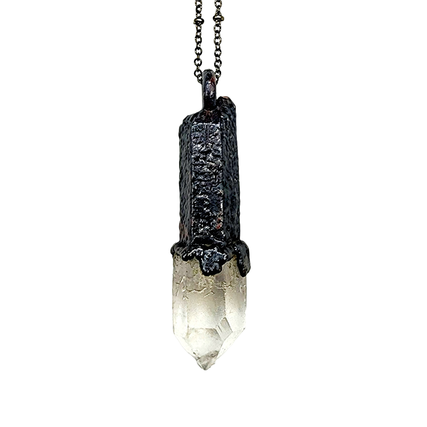 Quartz Scepter Wand Necklace