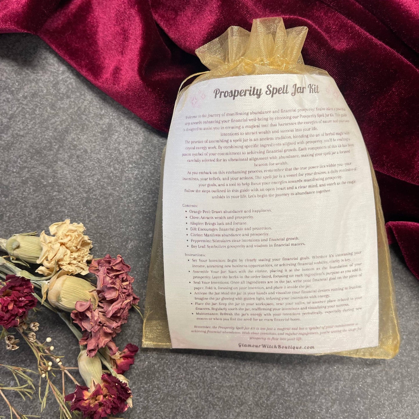 Prosperity Spell Jar Kit