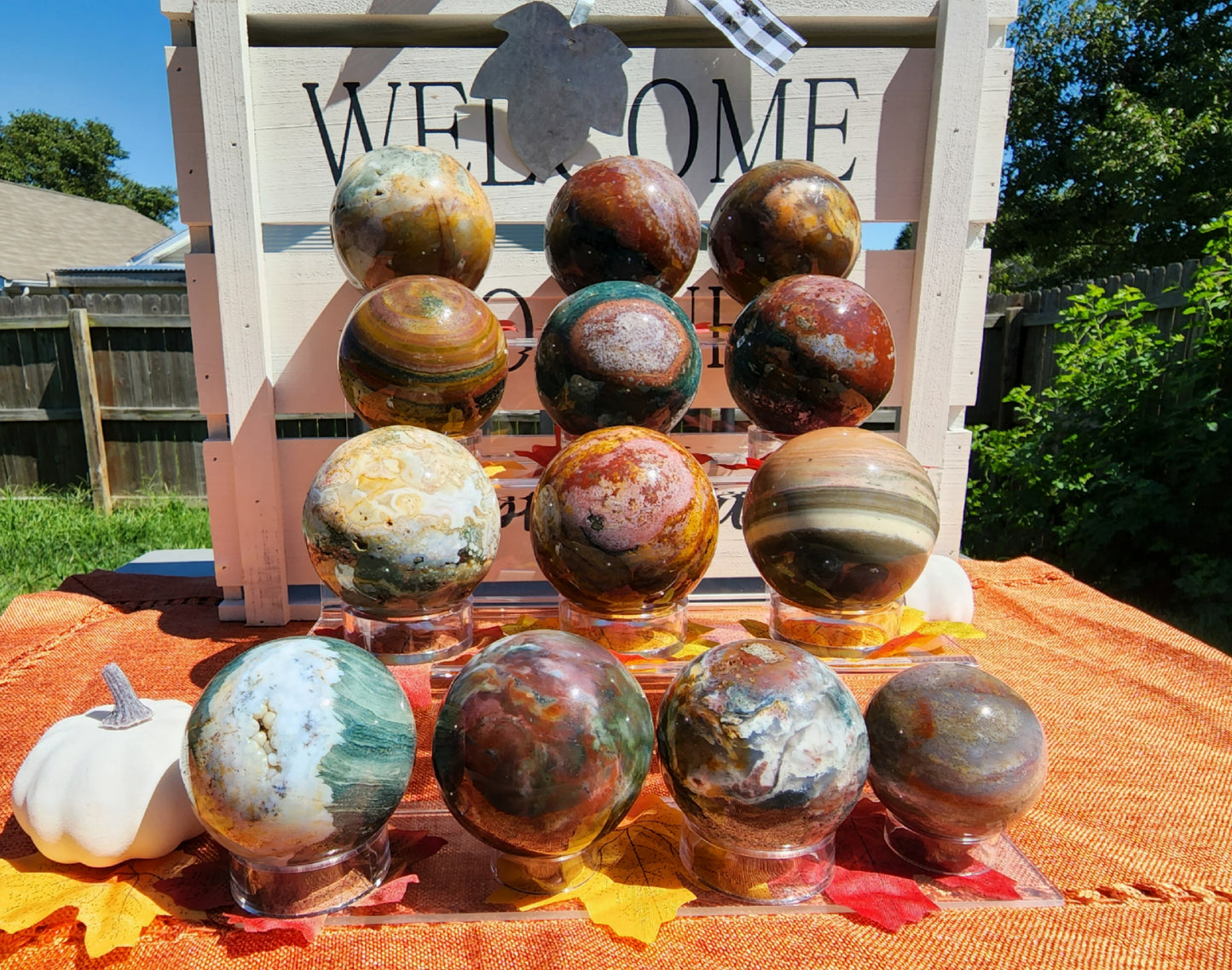 Ocean Jasper Spheres (Large)