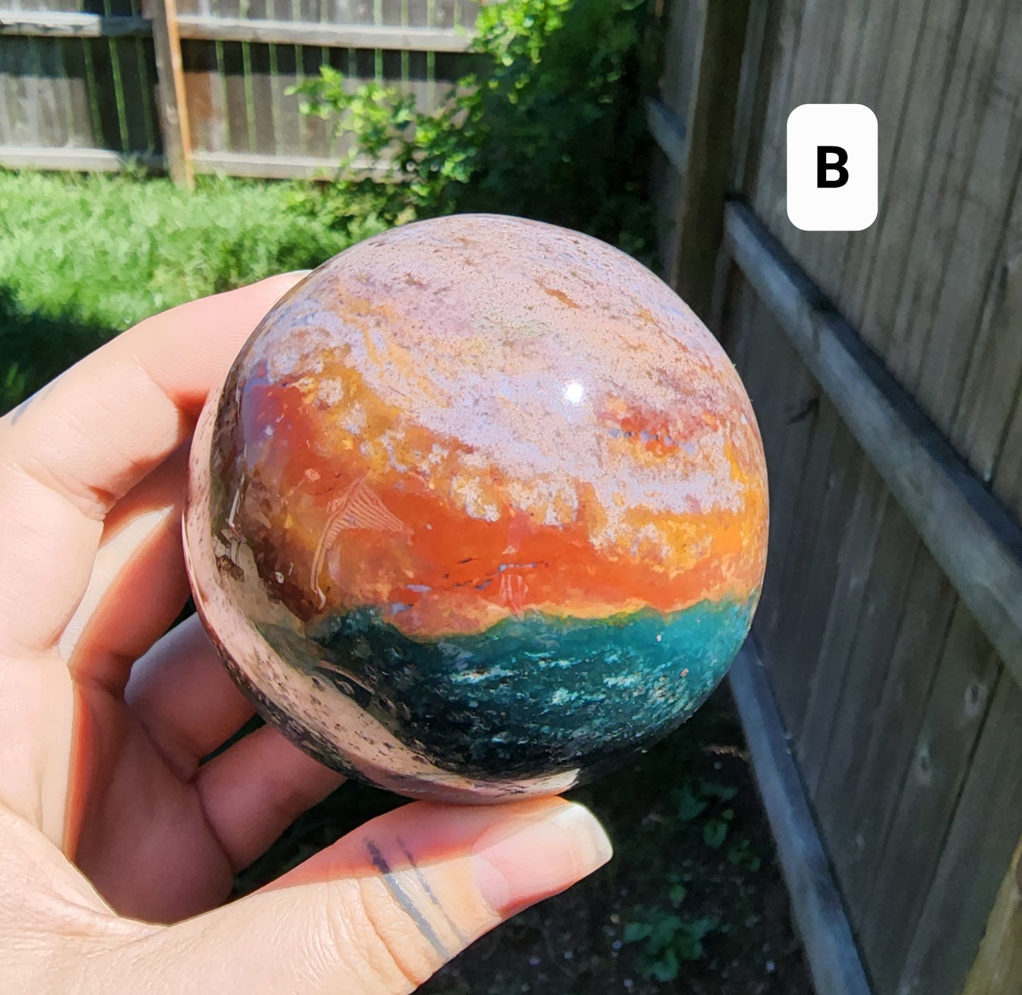 Ocean Jasper Spheres (Large)