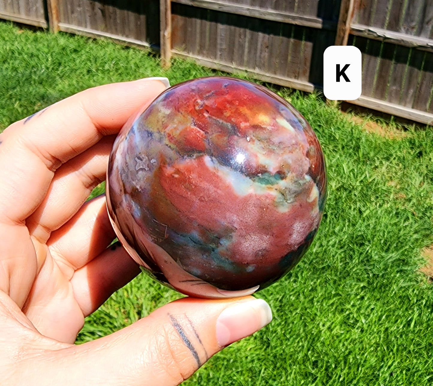 Ocean Jasper Spheres (Large)