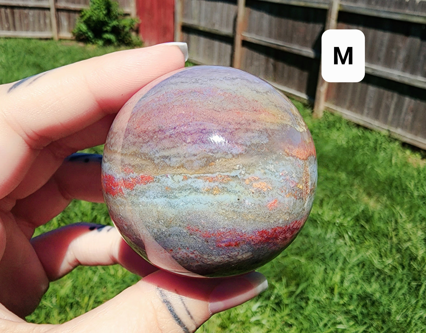 Ocean Jasper Spheres (Large)