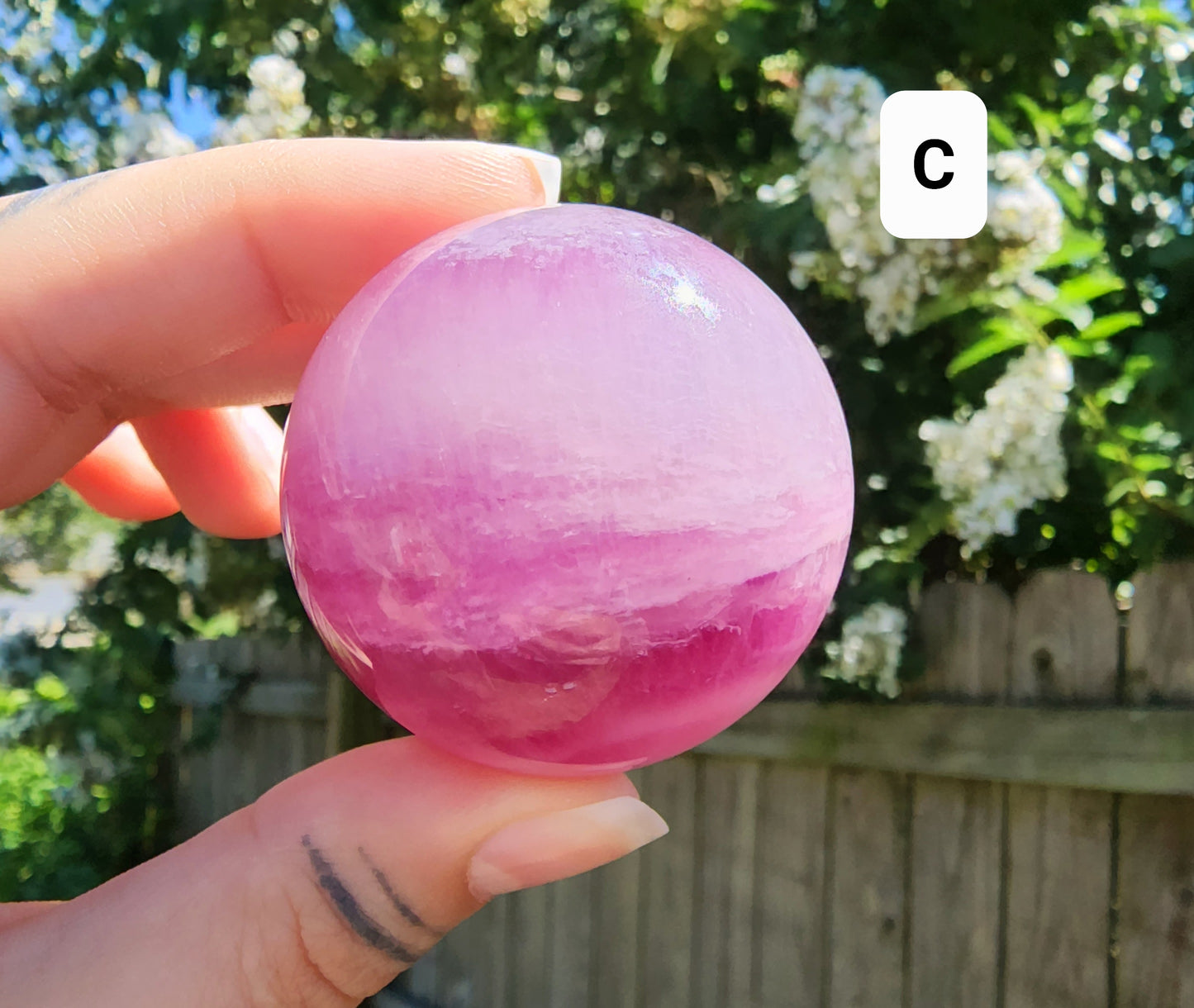 Purple/Magenta Fluorite Spheres