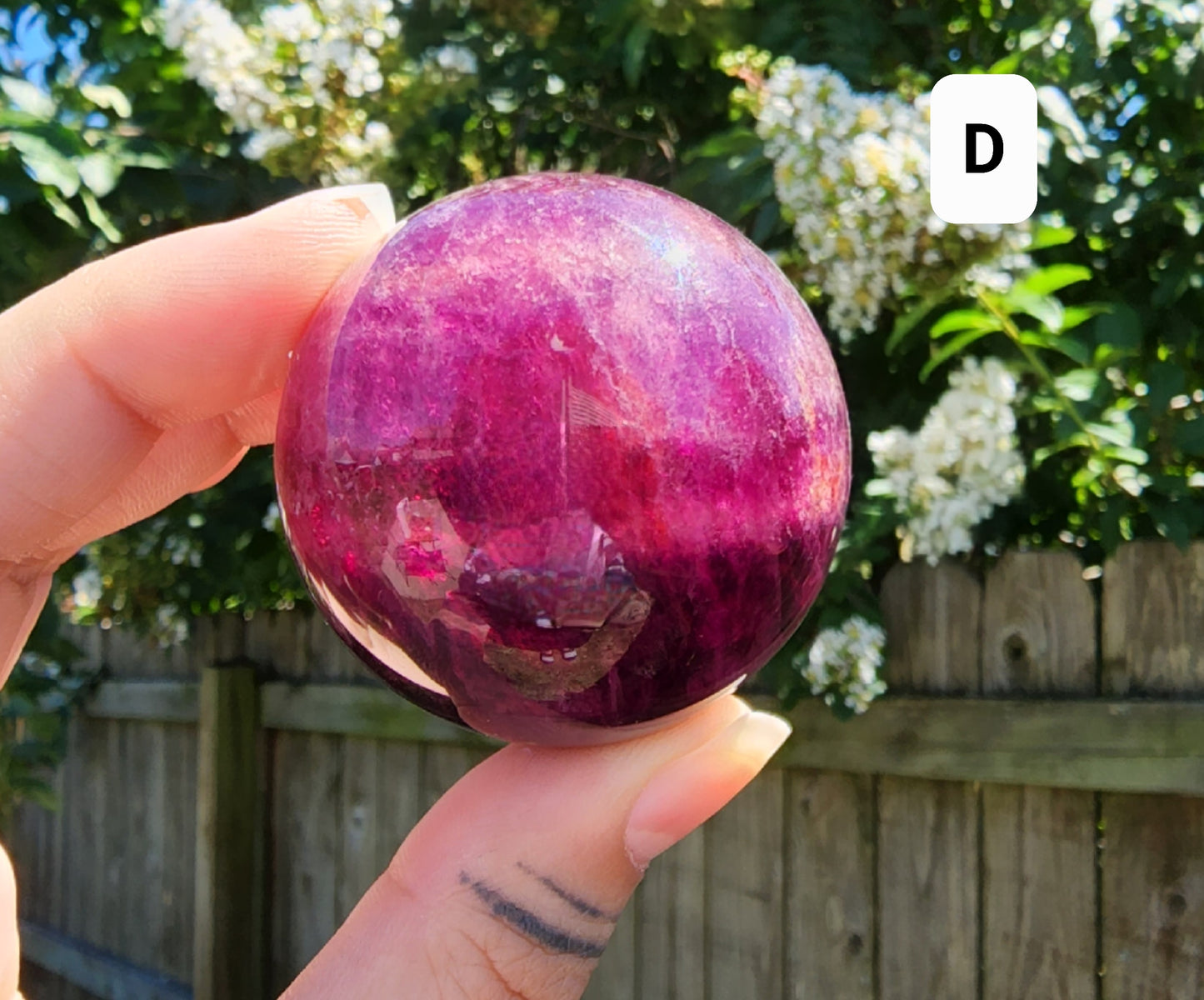 Purple/Magenta Fluorite Spheres