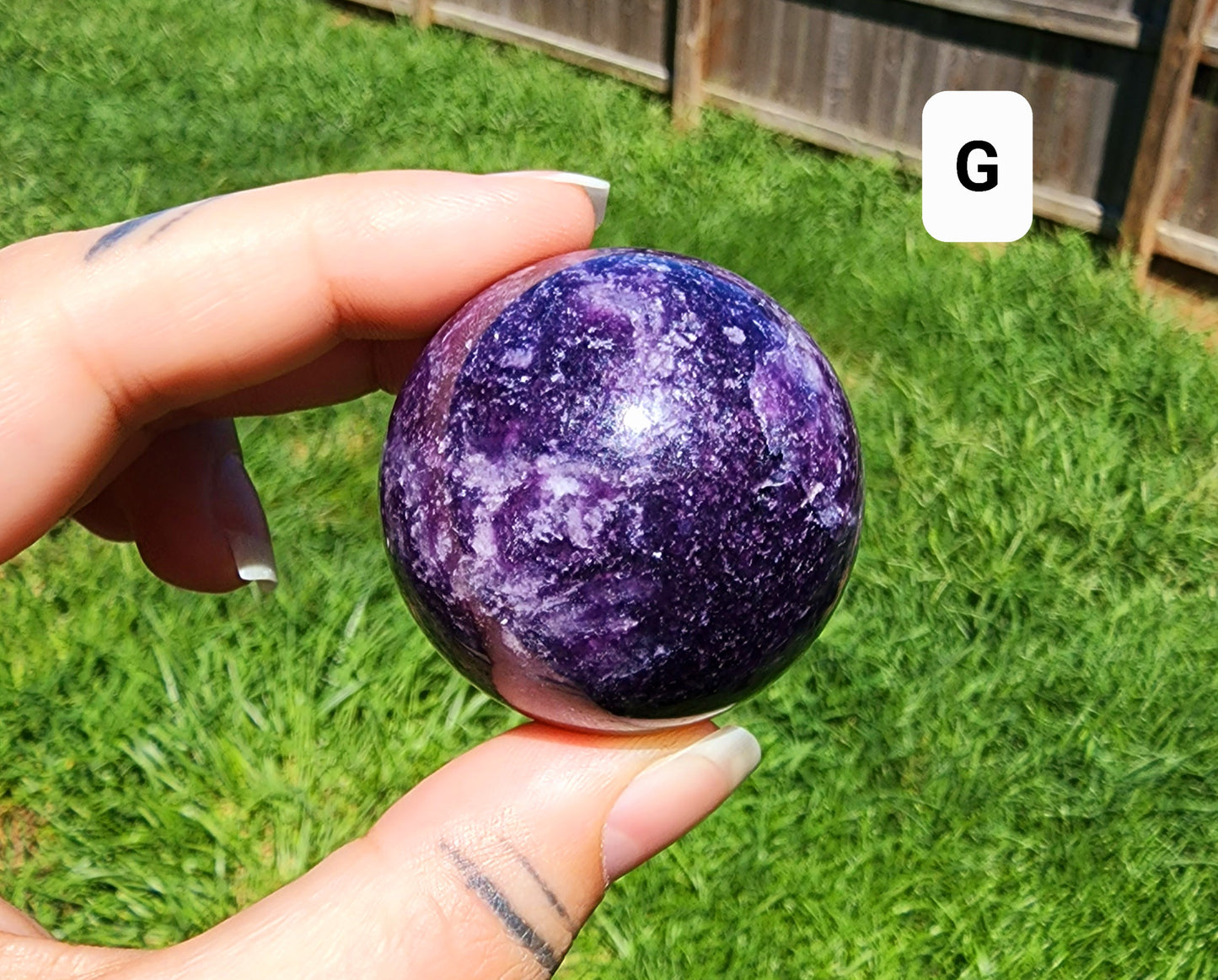 Lepidolite Spheres (Large)