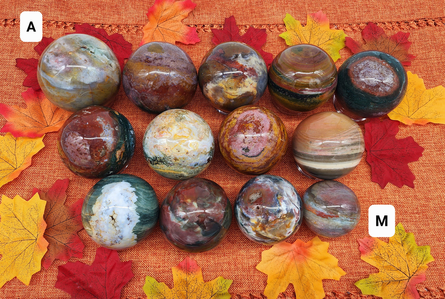 Ocean Jasper Spheres (Large)