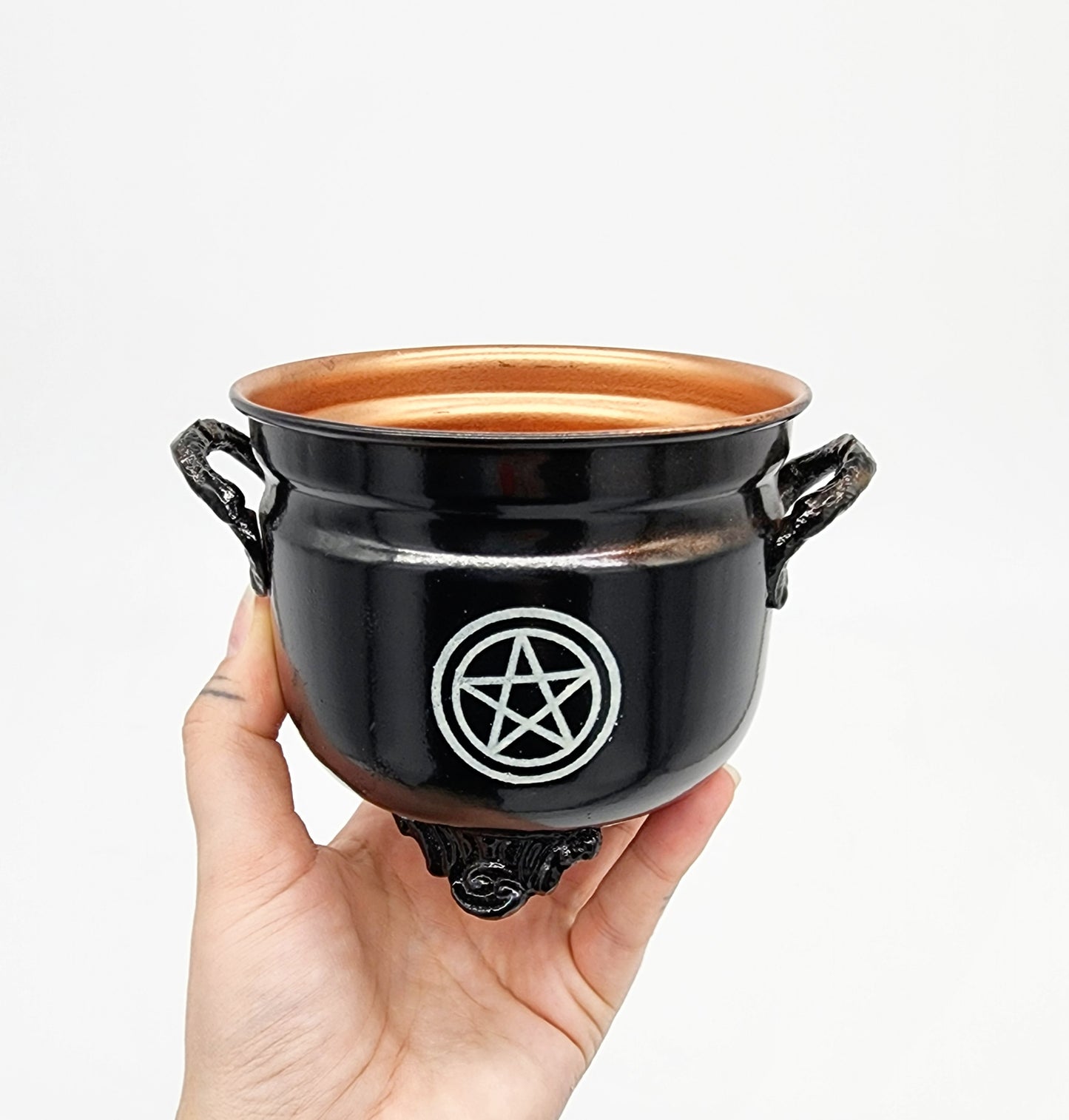 Copper Pentacle Cauldron