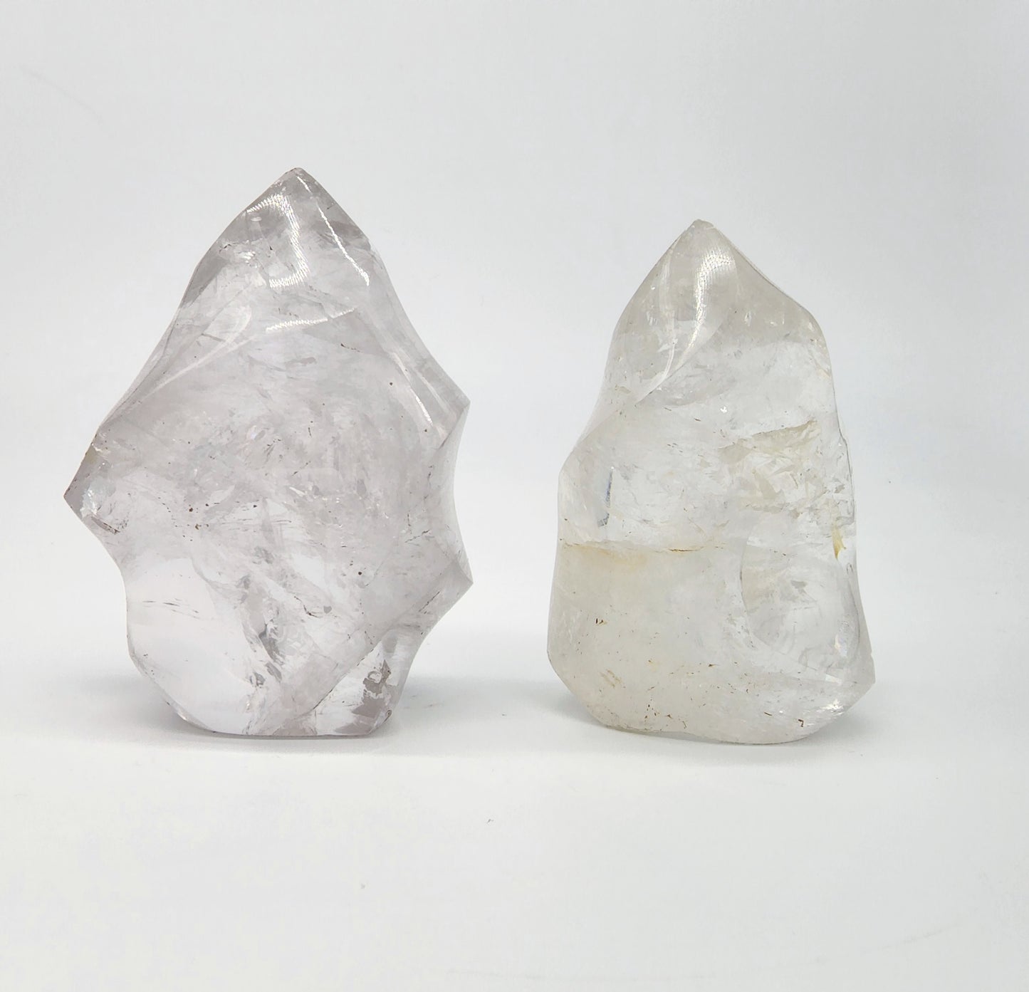 Clear Quartz Flames