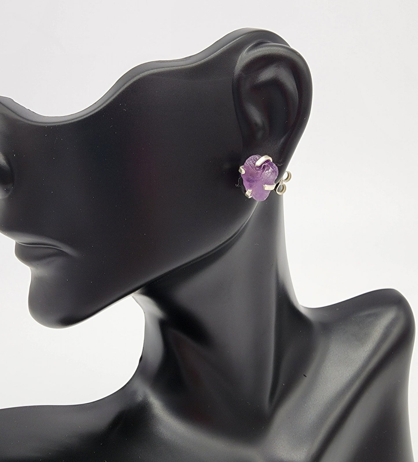 Amethyst Stud Earrings