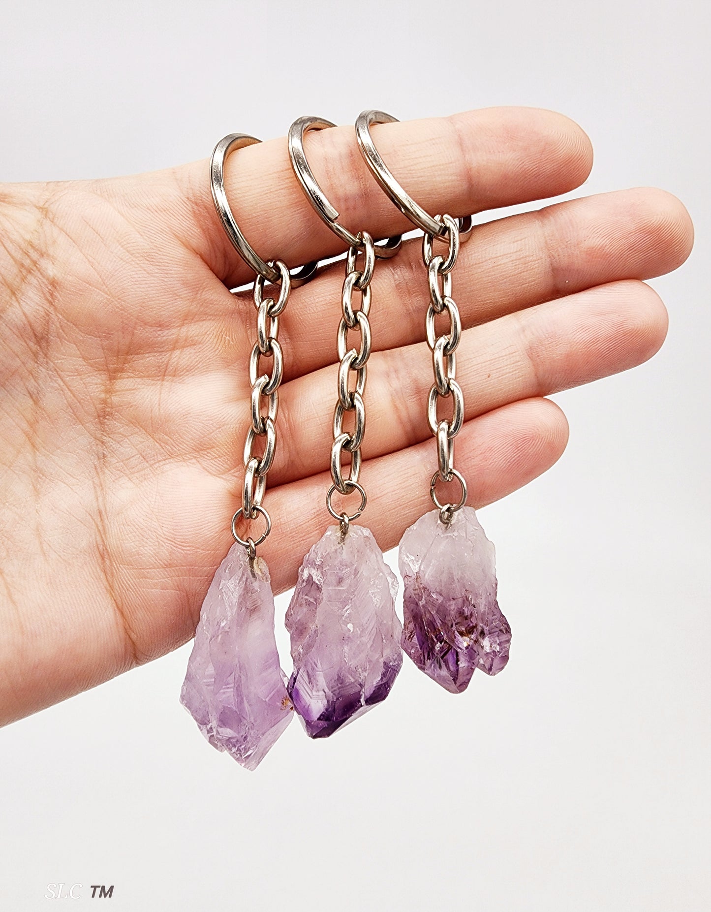 Amethyst Keychain