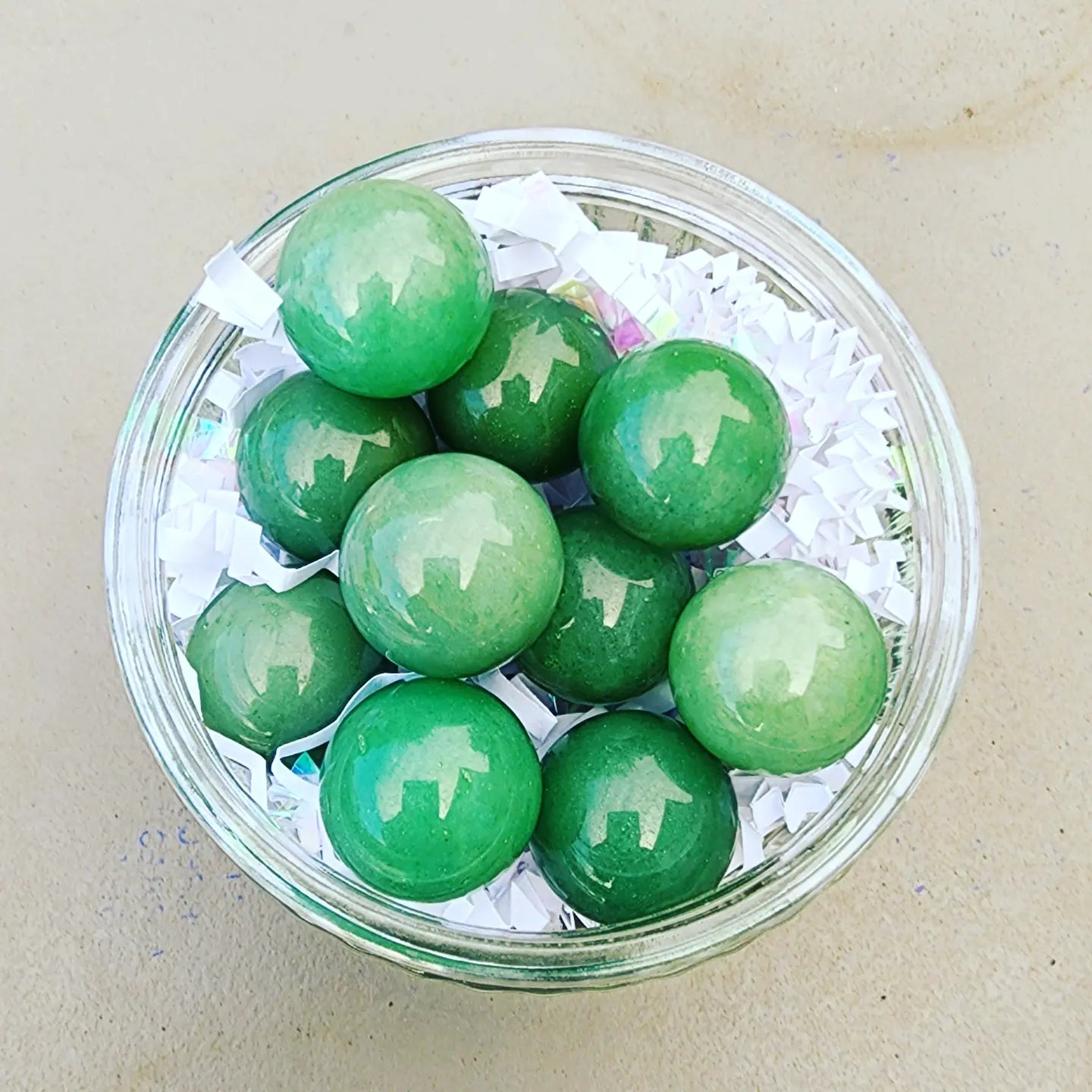 Green Adventurine Mini Spheres